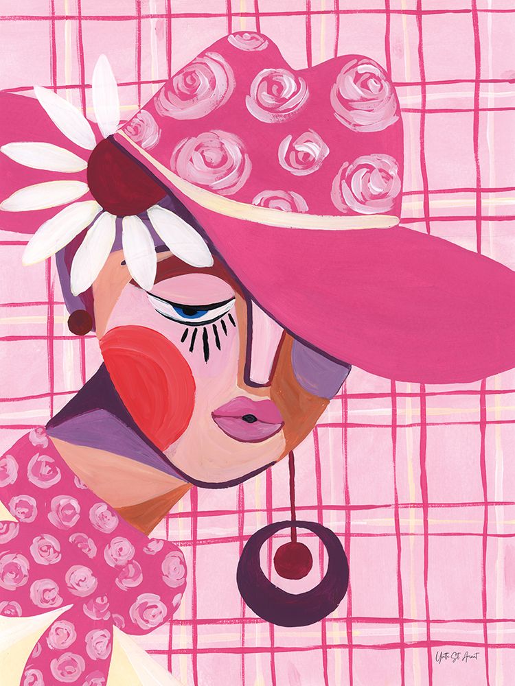Pink Cowgirl art print by Yvette St. Amant for $57.95 CAD