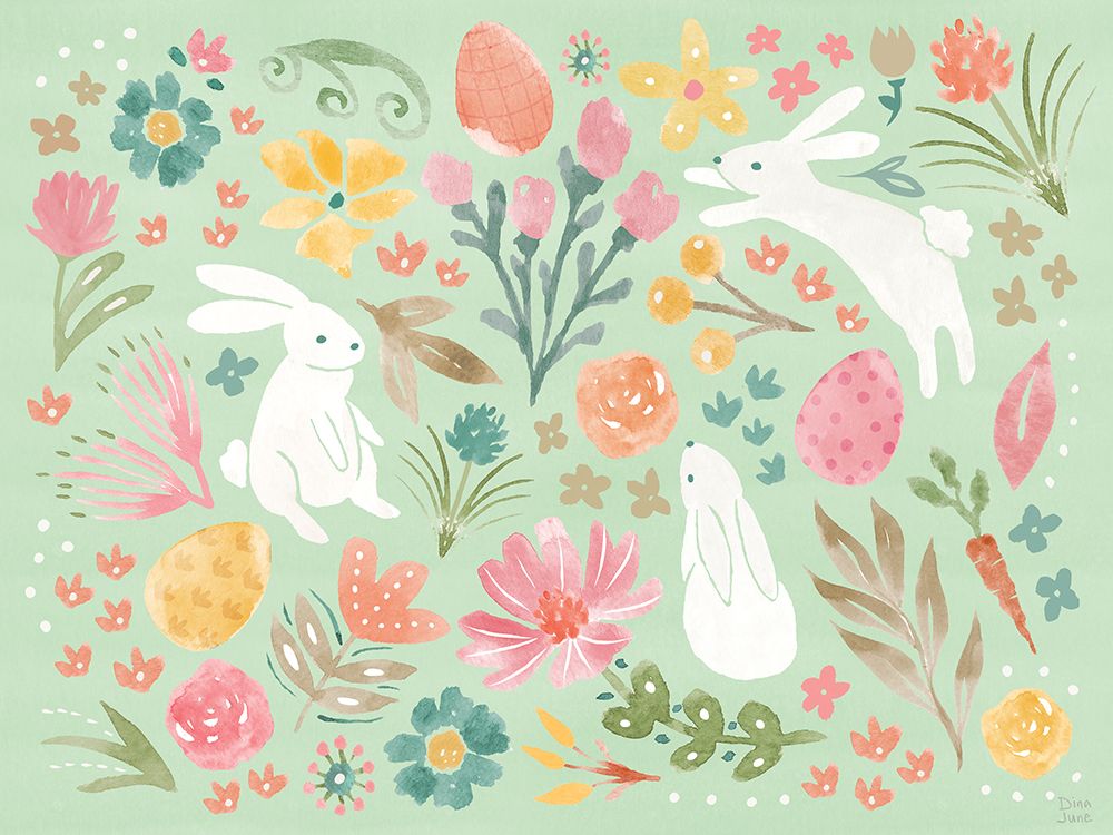 Spring Song III art print by Dina June for $57.95 CAD