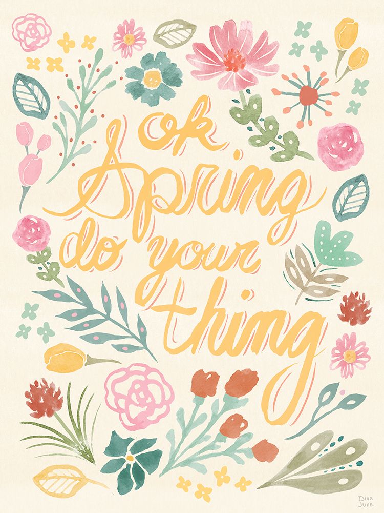 Spring Song IV art print by Dina June for $57.95 CAD