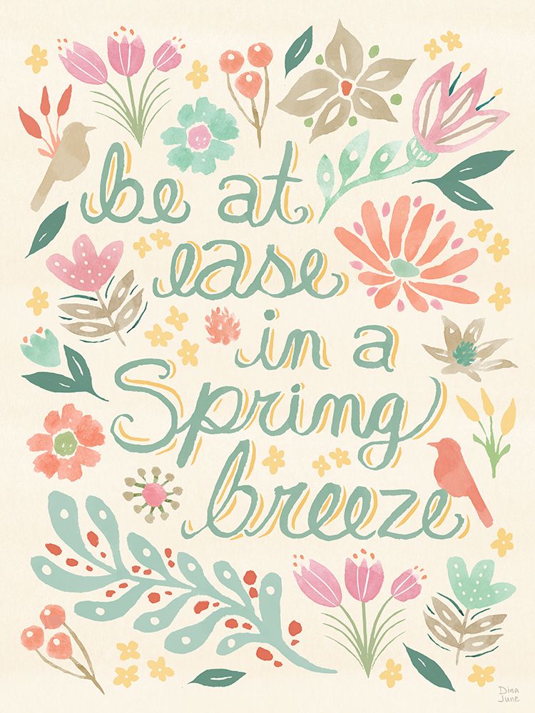 Spring Song V art print by Dina June for $57.95 CAD