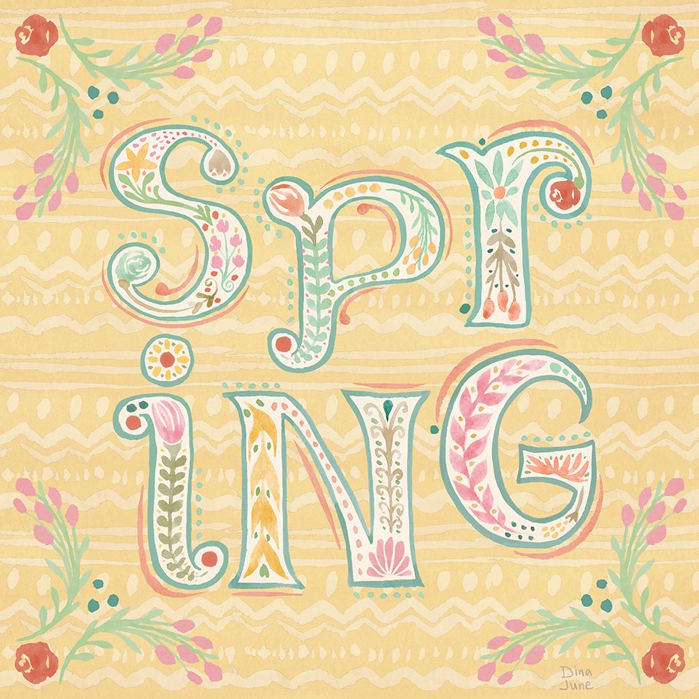 Spring Song VI art print by Dina June for $57.95 CAD