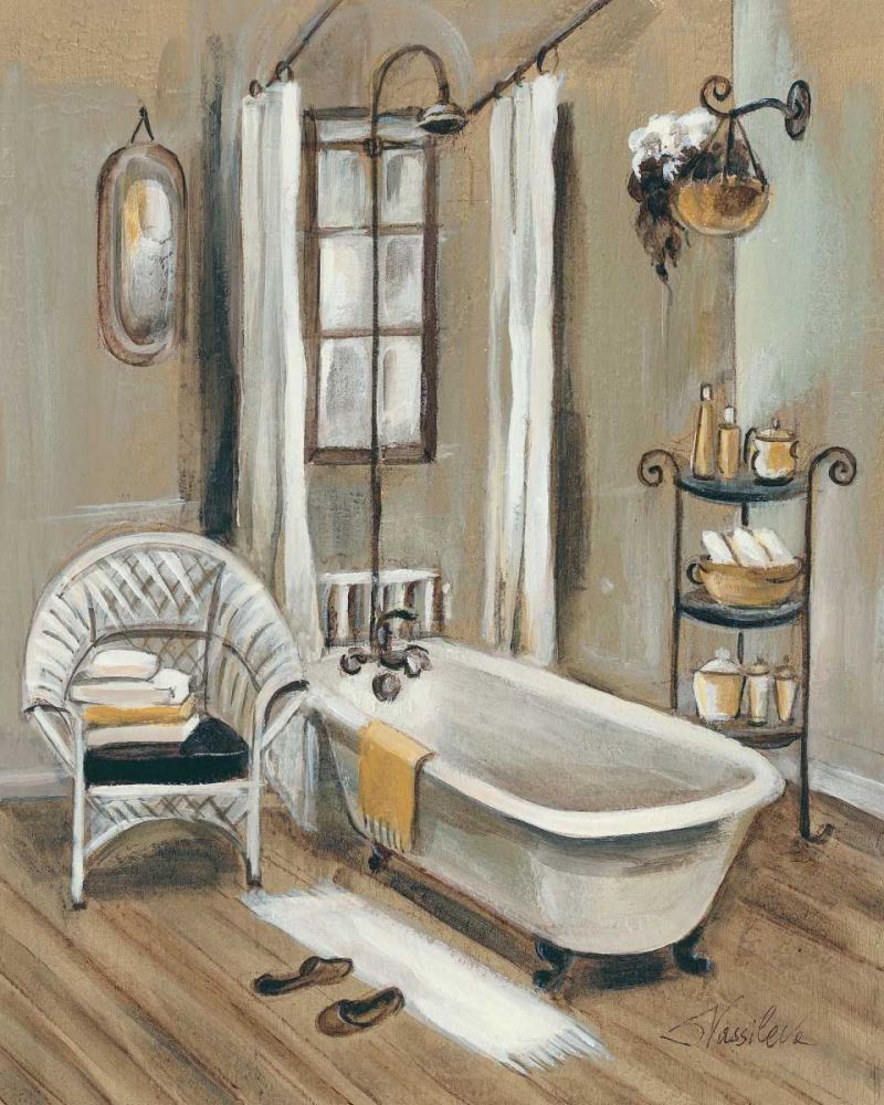 French Bath II art print by Silvia Vassileva for $57.95 CAD