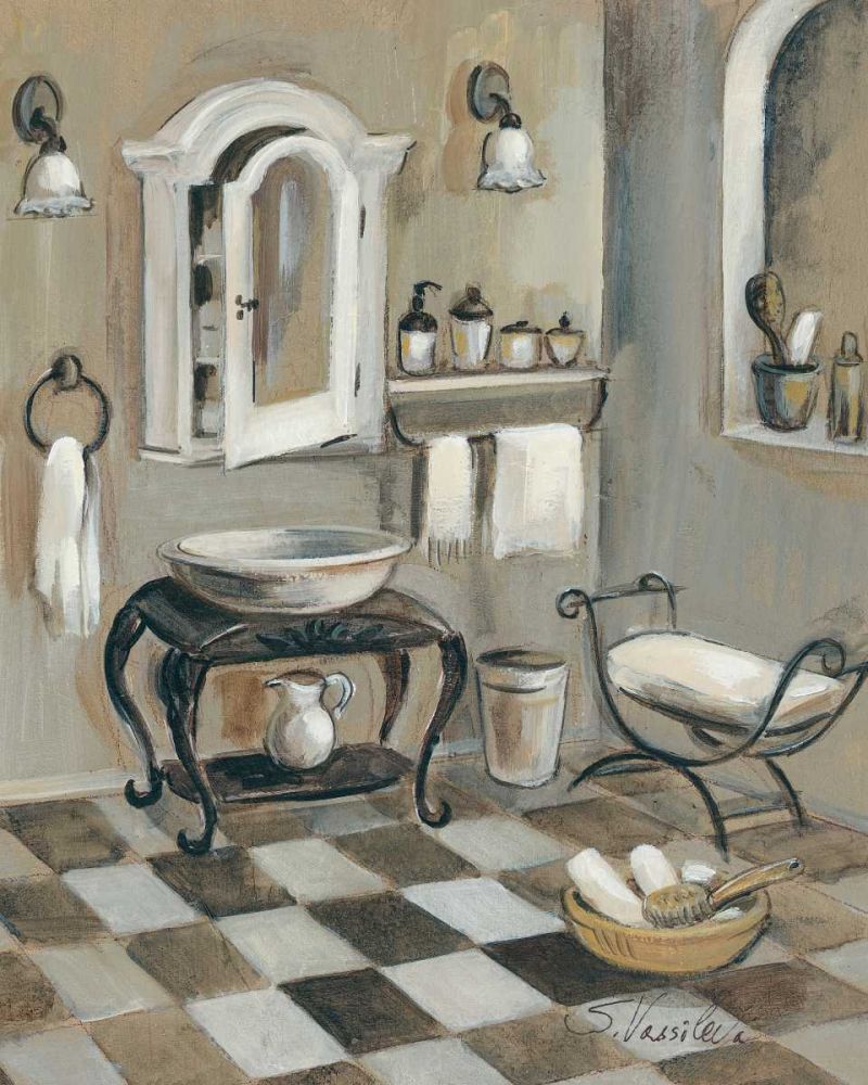 French Bath IV art print by Silvia Vassileva for $57.95 CAD