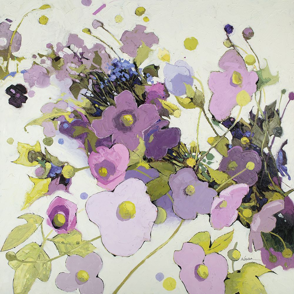 Gardening in Mauve art print by Shirley Novak for $57.95 CAD