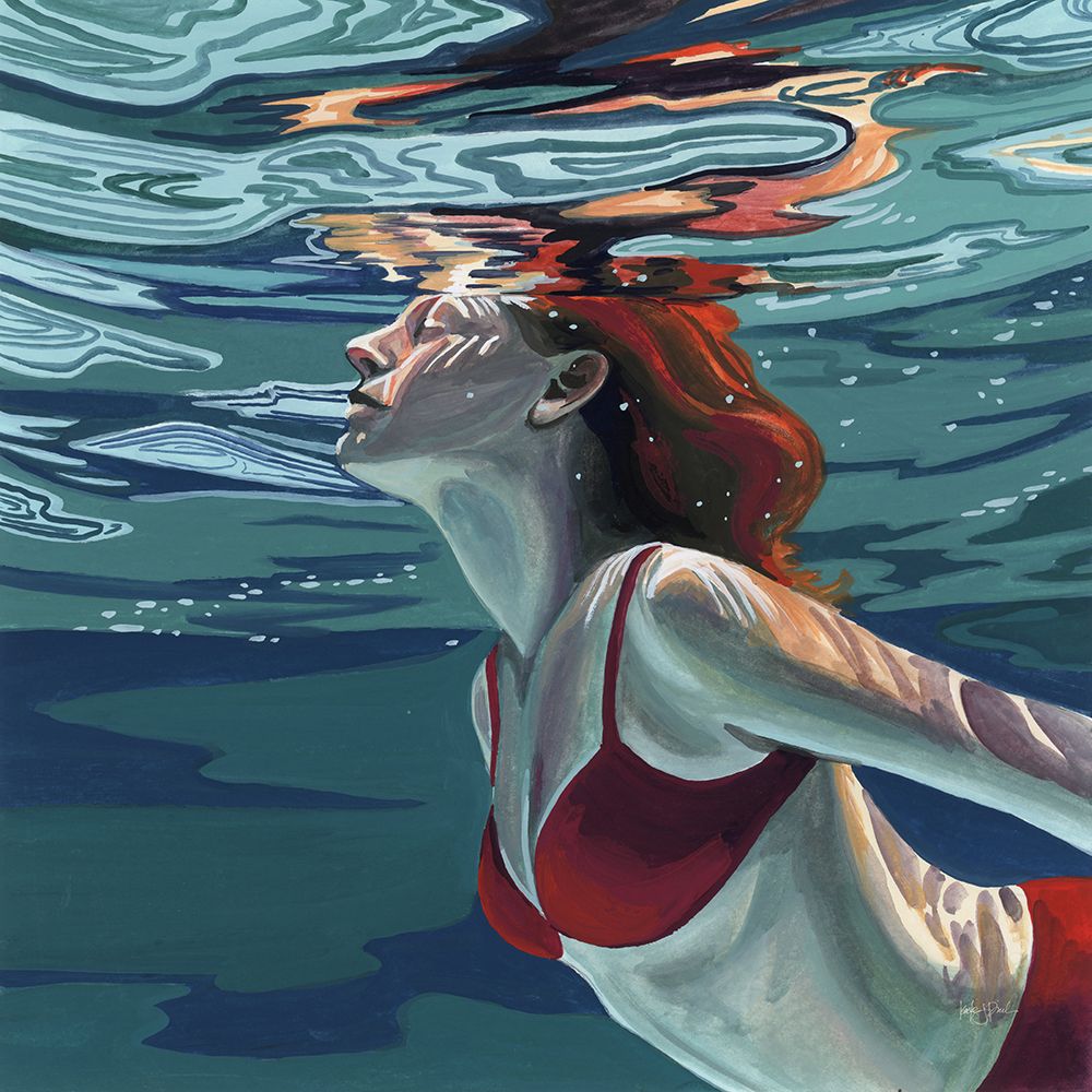 Swimming To The Surface art print by Kate Jarvik Birch for $57.95 CAD