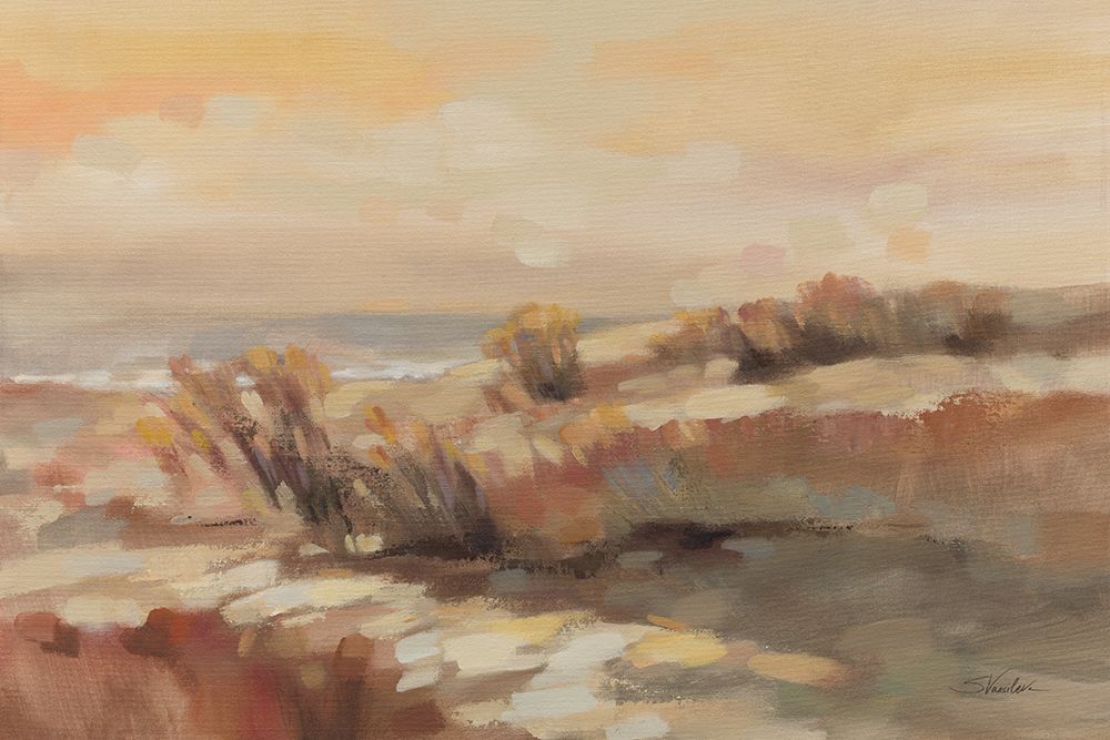 Golden Dunes art print by Silvia Vassileva for $57.95 CAD