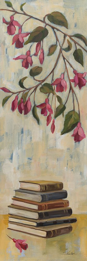 Books on the Porch II art print by Silvia Vassileva for $57.95 CAD