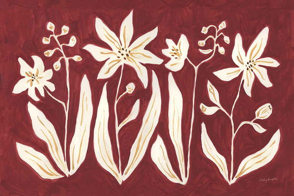 Cinnamon Flowers art print by Haley Knighten for $57.95 CAD
