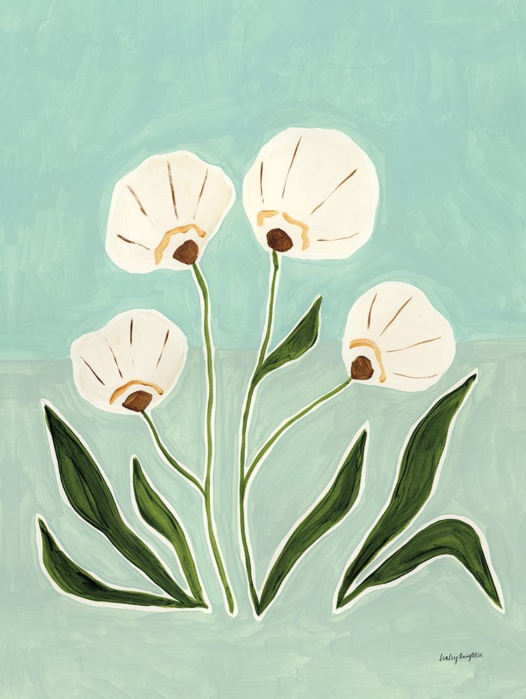 Sky Flowers I art print by Haley Knighten for $57.95 CAD