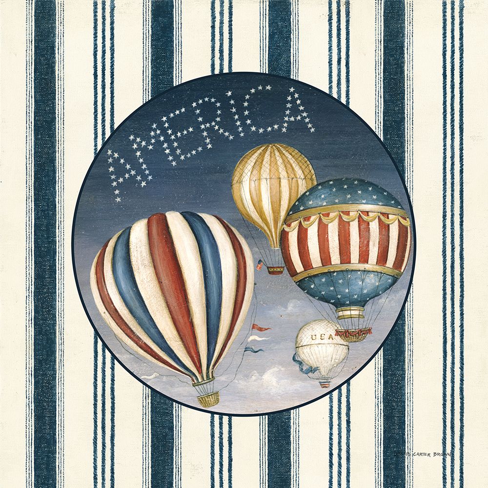 America Balloons IV art print by David Carter Brown for $57.95 CAD