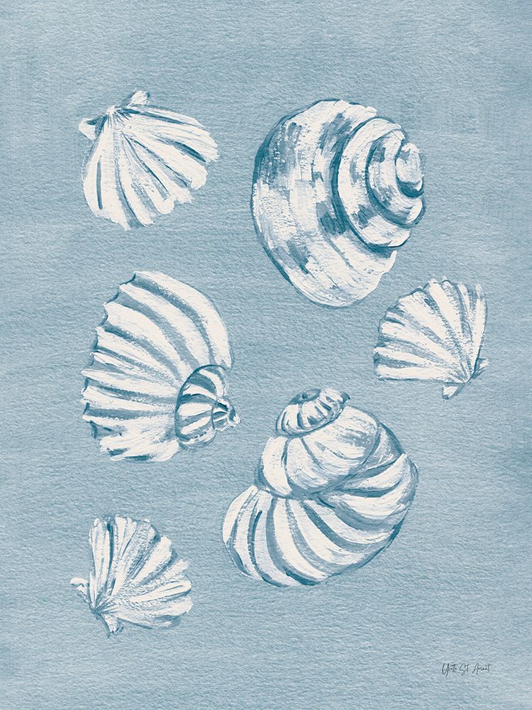 Beach Treasures Blue II art print by Yvette St. Amant for $57.95 CAD