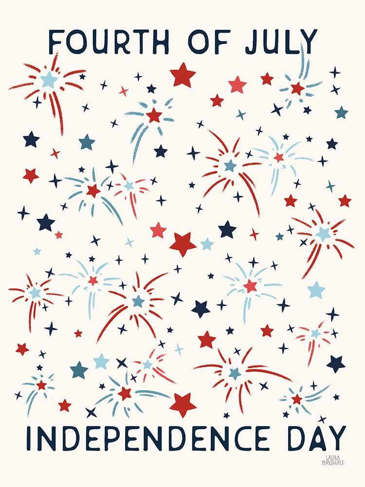 Stars and Stripes V art print by Laura Marshall for $57.95 CAD
