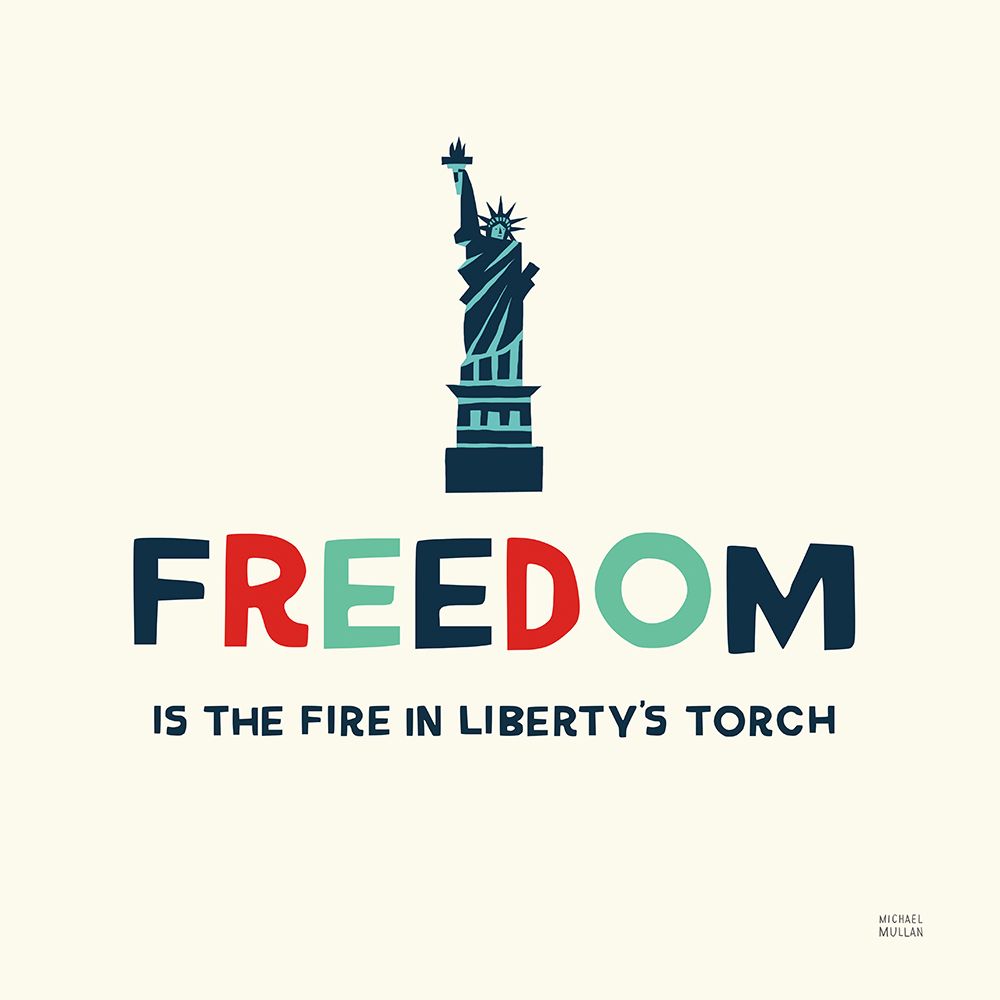 Freedom Liberty art print by Michael Mullan for $57.95 CAD