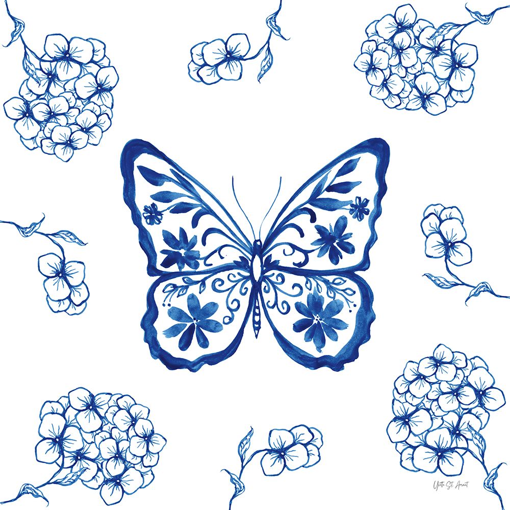 Flutter with Charm I art print by Yvette St. Amant for $57.95 CAD