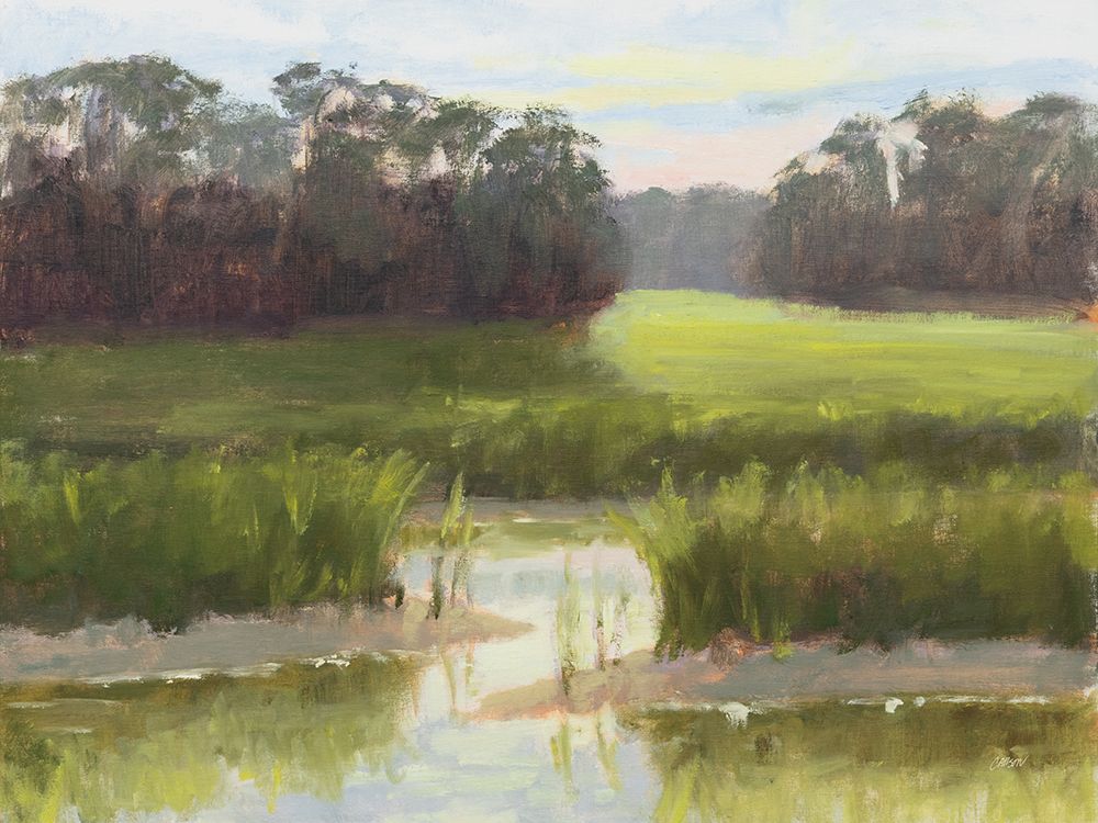 Sunrise over the Marshes art print by Carson Overstreet for $57.95 CAD