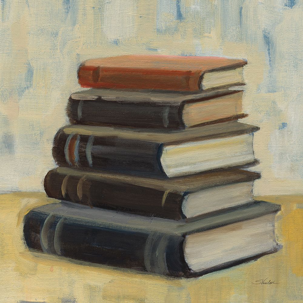 Books on the Porch I Sq art print by Silvia Vassileva for $57.95 CAD