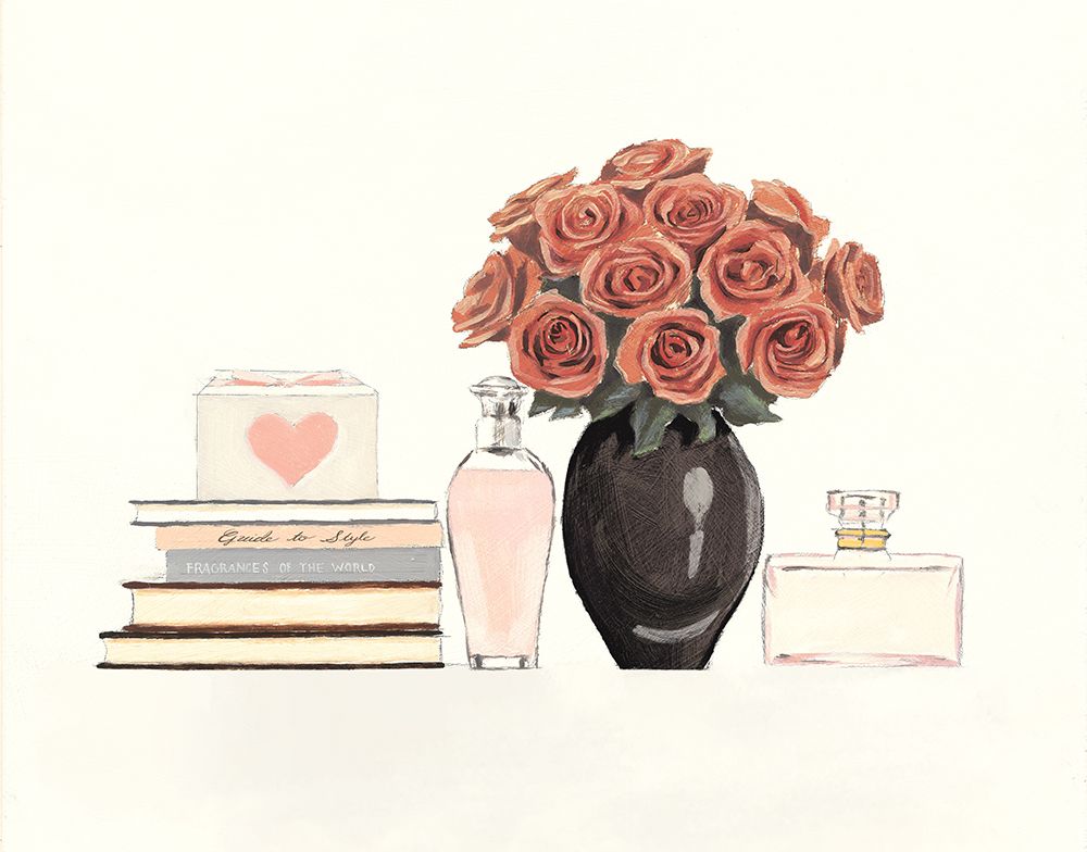 Parfum Chic I Pale Roses v2 art print by Marco Fabiano for $57.95 CAD