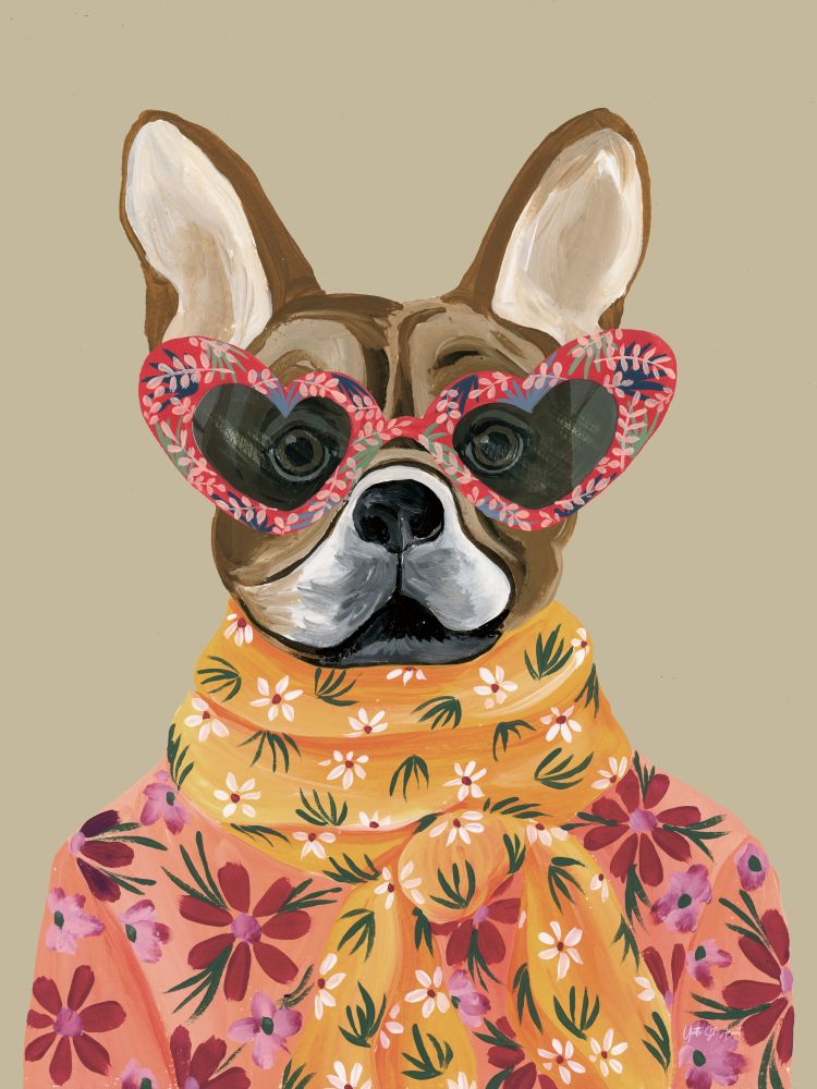 Fabulous Frenchie v2 art print by Yvette St. Amant for $57.95 CAD
