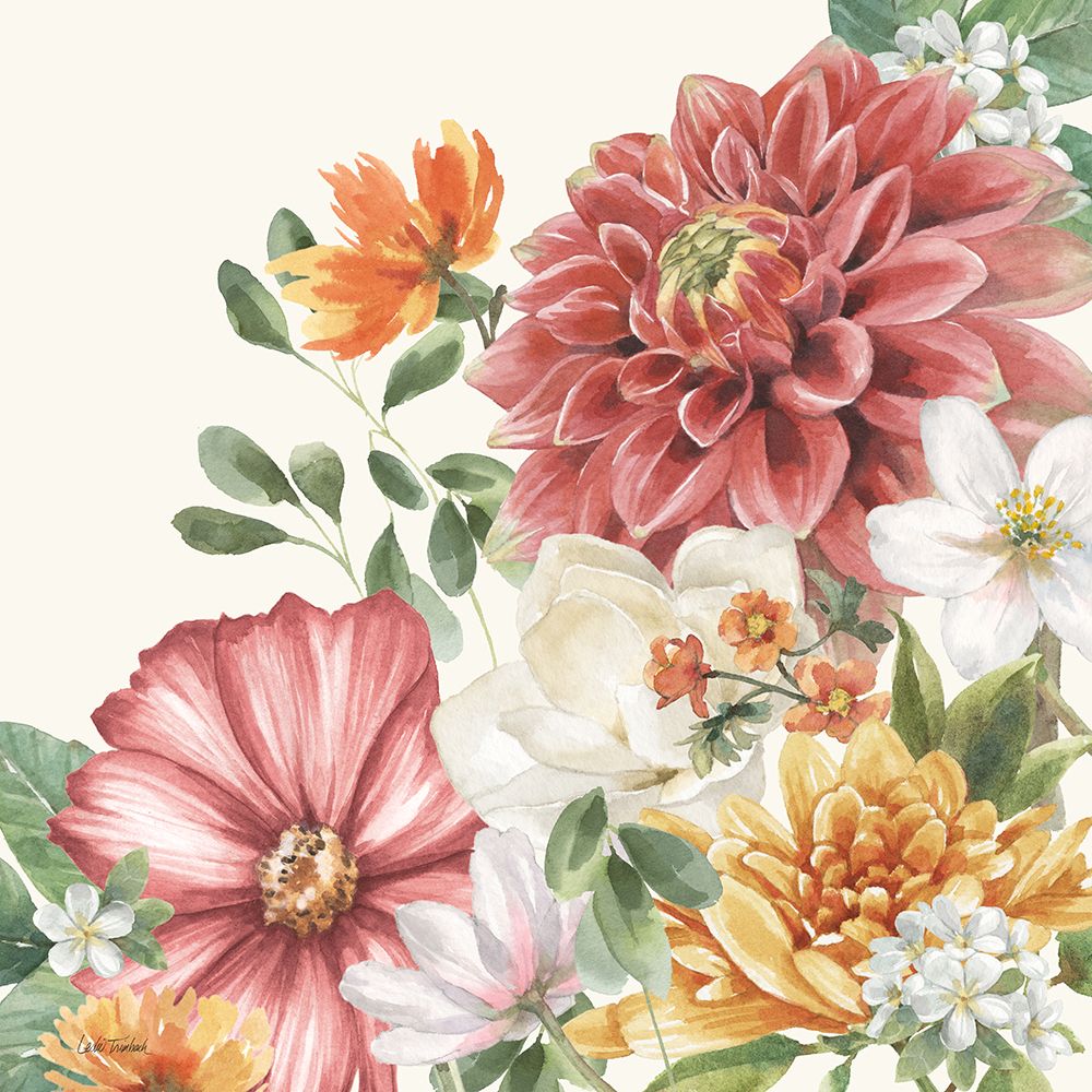 Amber Blossoms IV art print by Leslie Trimbach for $57.95 CAD