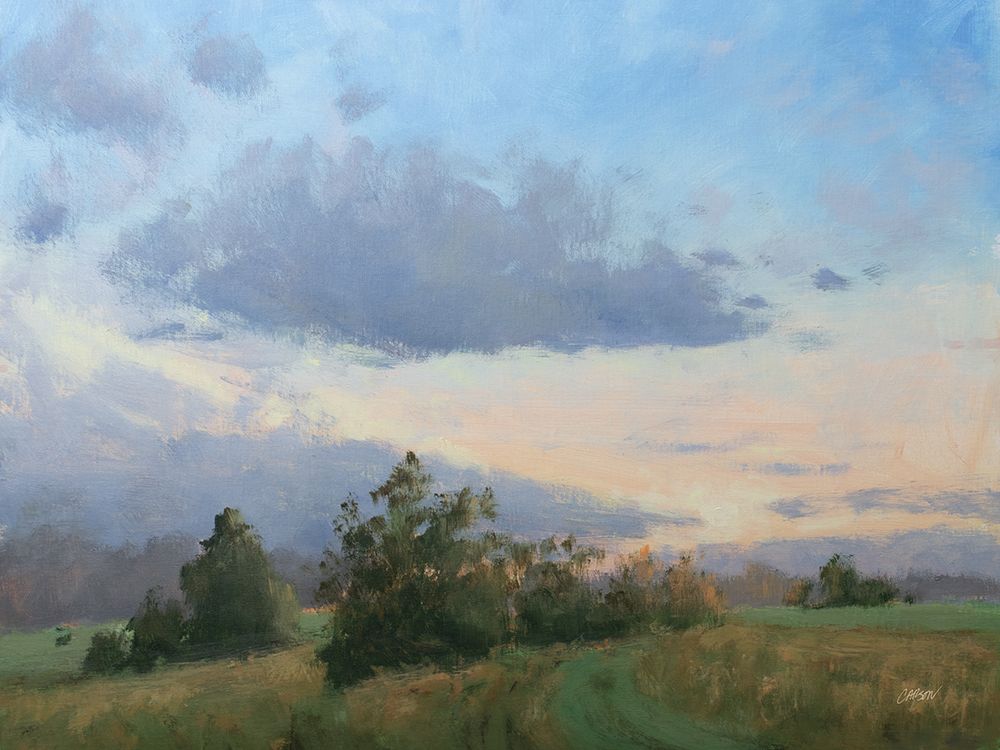 Sunset Across the Field art print by Carson Overstreet for $57.95 CAD