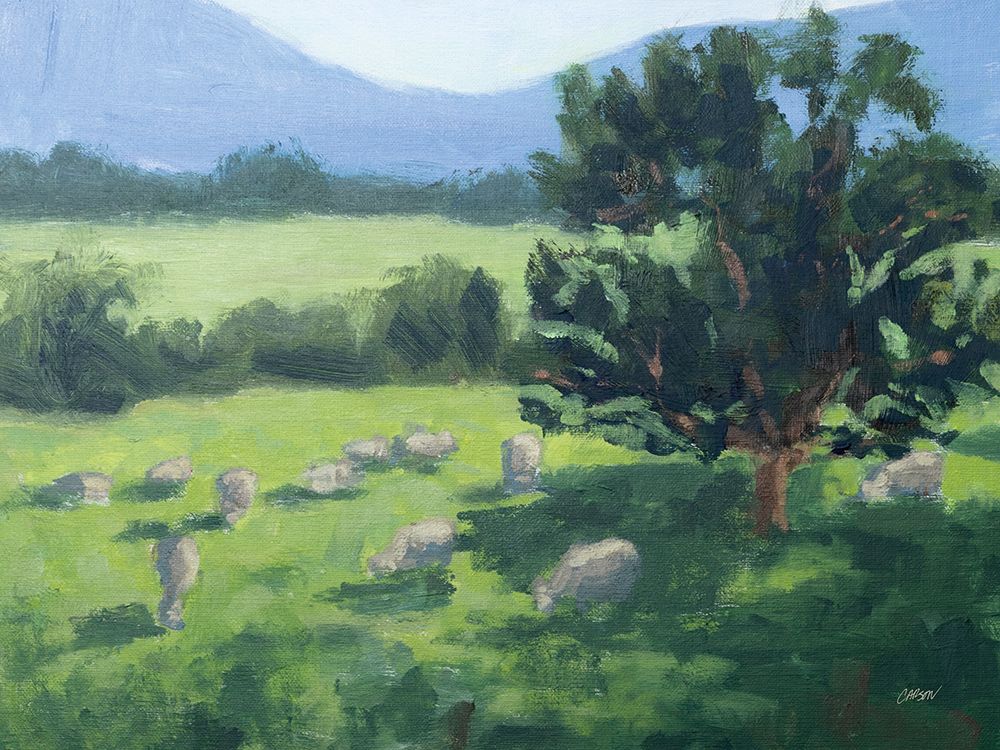 Country Cows art print by Carson Overstreet for $57.95 CAD