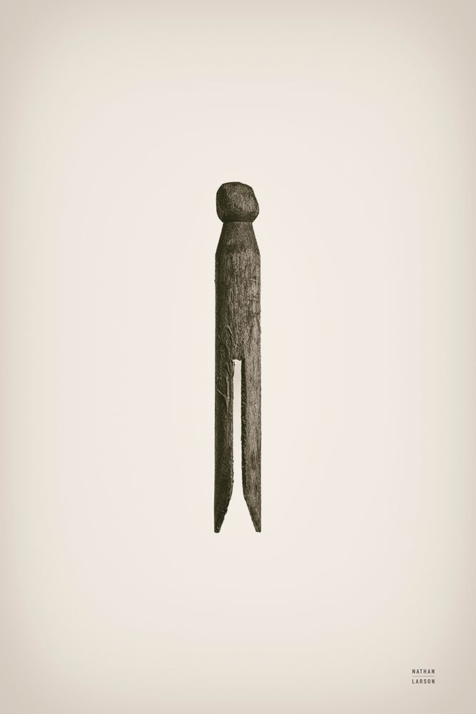Laundry Pin Sepia art print by Nathan Larson for $57.95 CAD