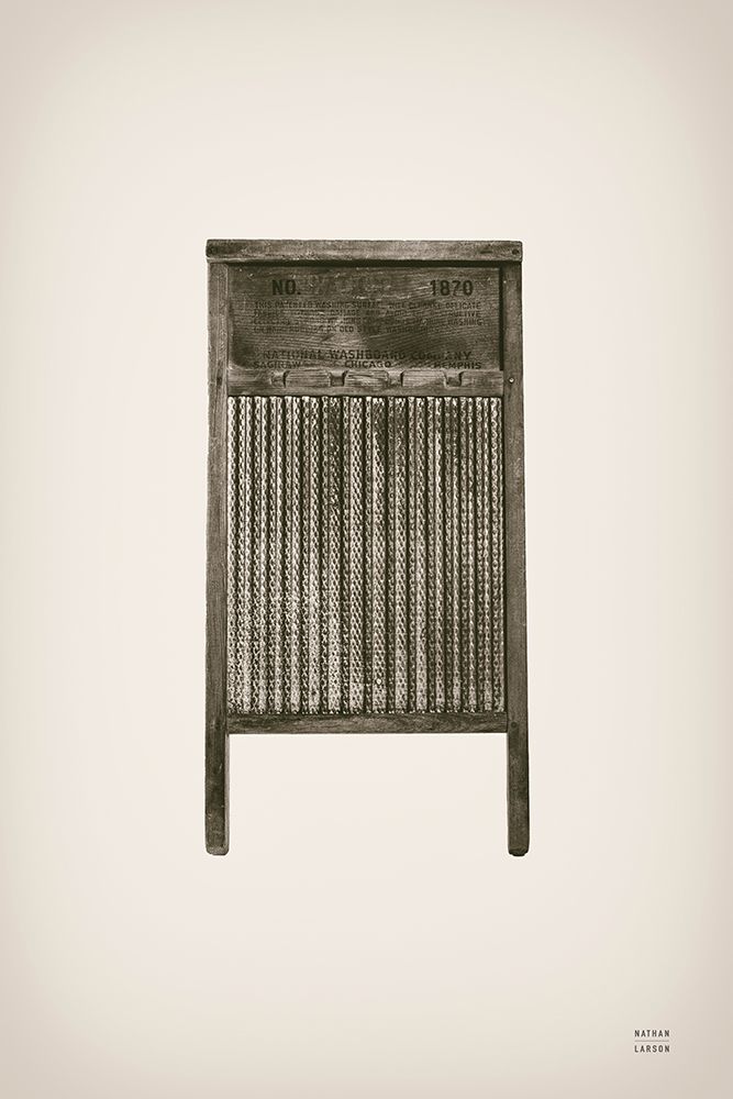 Laundry Washboard Sepia art print by Nathan Larson for $57.95 CAD