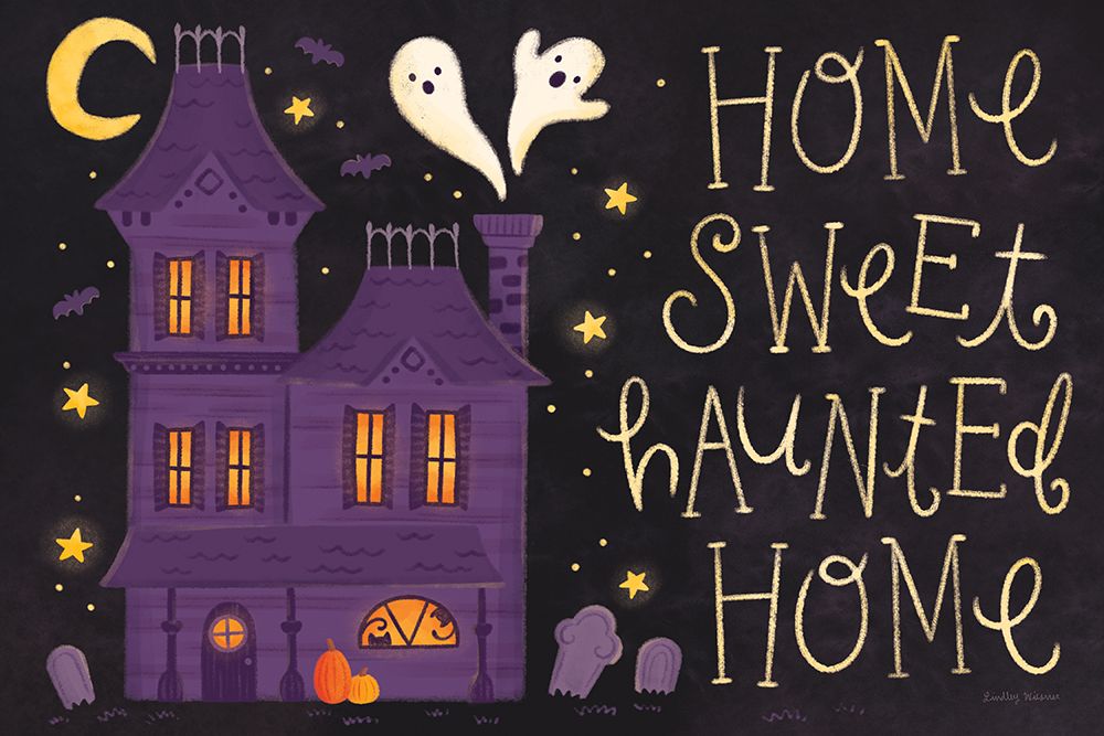 Spooky Pals I art print by Lindley Wiesner for $57.95 CAD