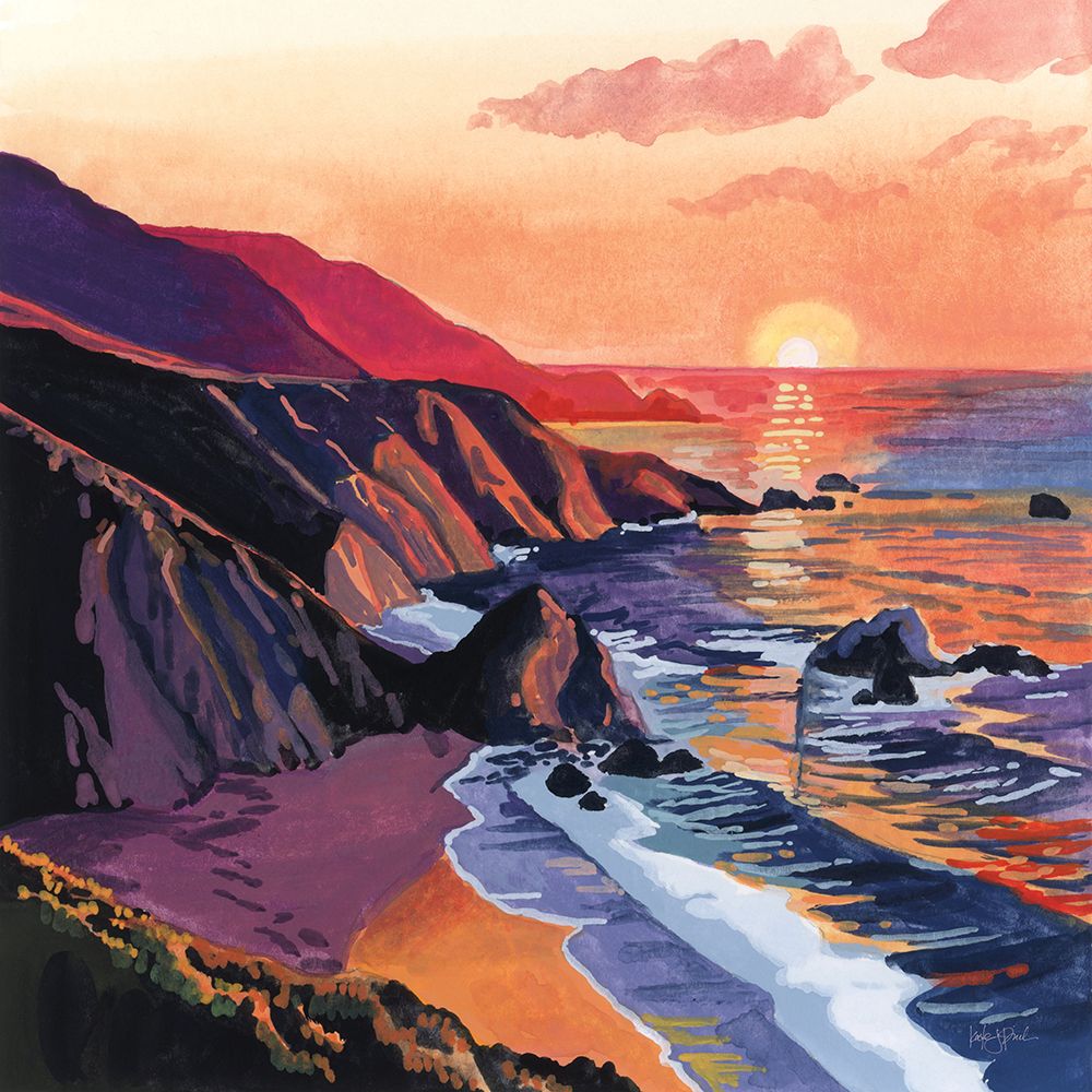 Sunset on The Sandy Dune art print by Kate Jarvik Birch for $57.95 CAD