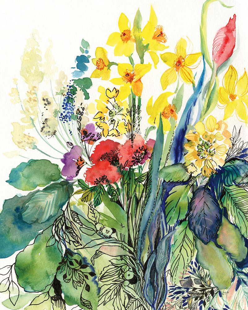 Garden Burst art print by Kristy Rice for $57.95 CAD