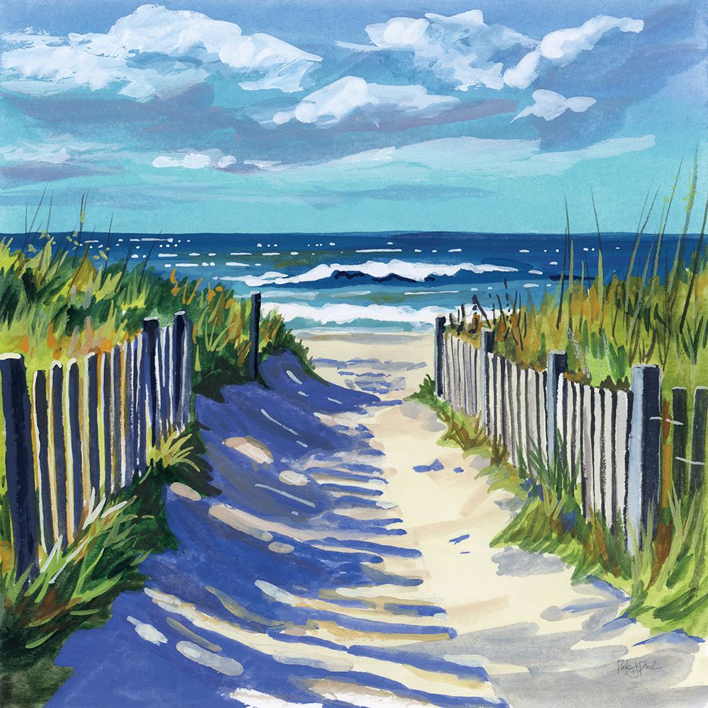 Grassy Path To The Beach I art print by Kate Jarvik Birch for $57.95 CAD