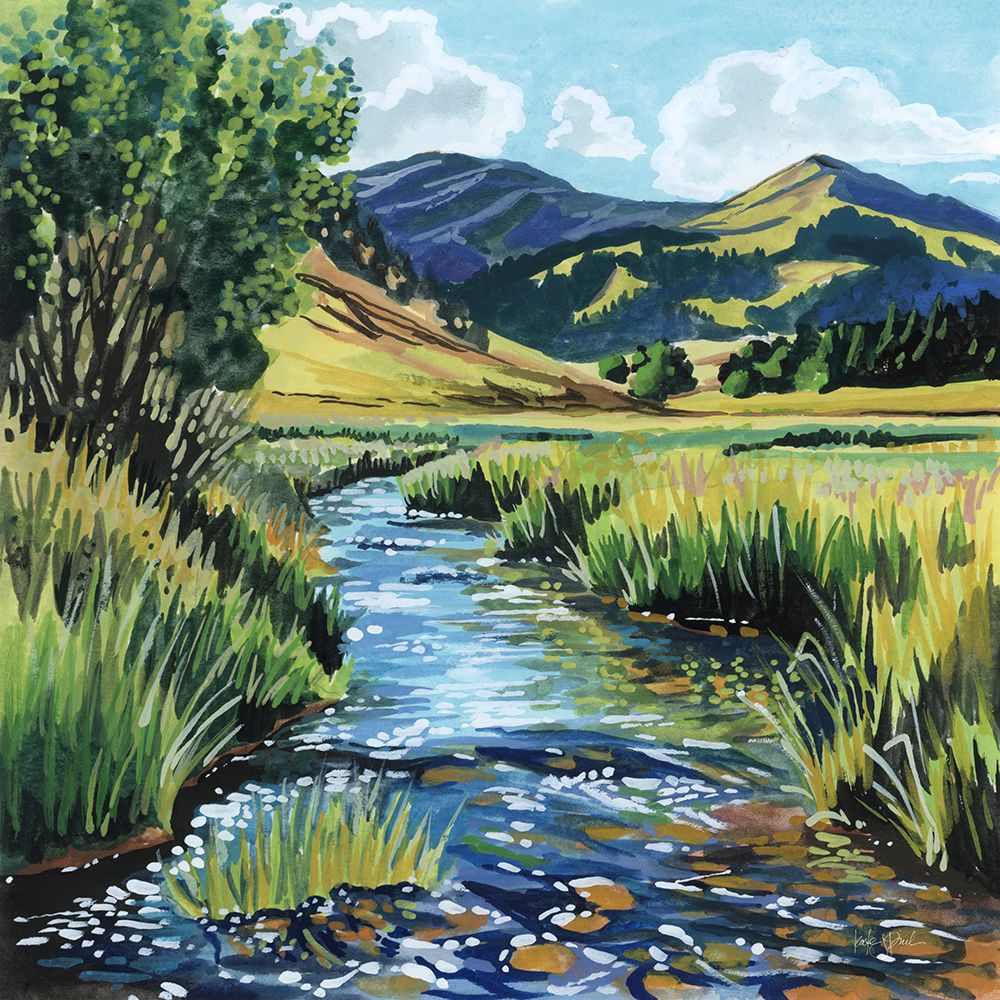 Open Mountain Stream art print by Kate Jarvik Birch for $57.95 CAD