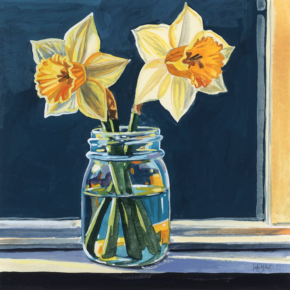Daffodils on The Window Sill art print by Kate Jarvik Birch for $57.95 CAD