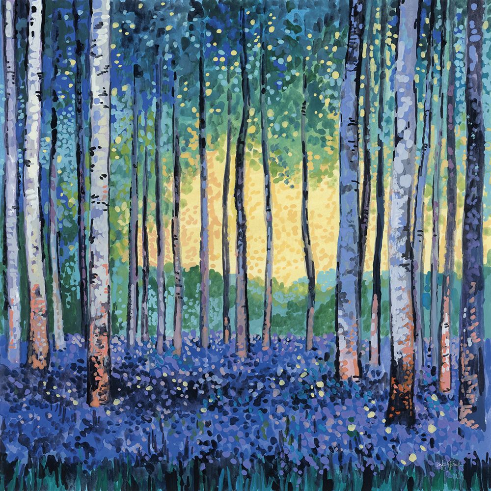 Birch Forest Flower Garden art print by Kate Jarvik Birch for $57.95 CAD