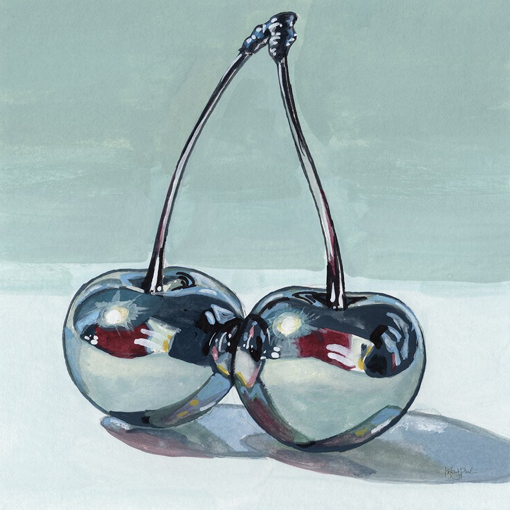 Metallic Cherries art print by Kate Jarvik Birch for $57.95 CAD