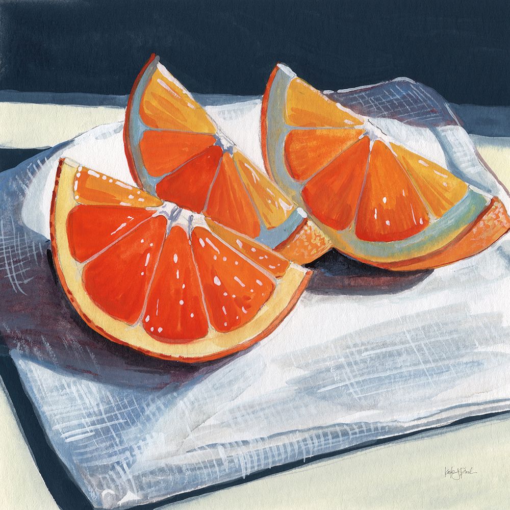 Oranges Catching The Light art print by Kate Jarvik Birch for $57.95 CAD