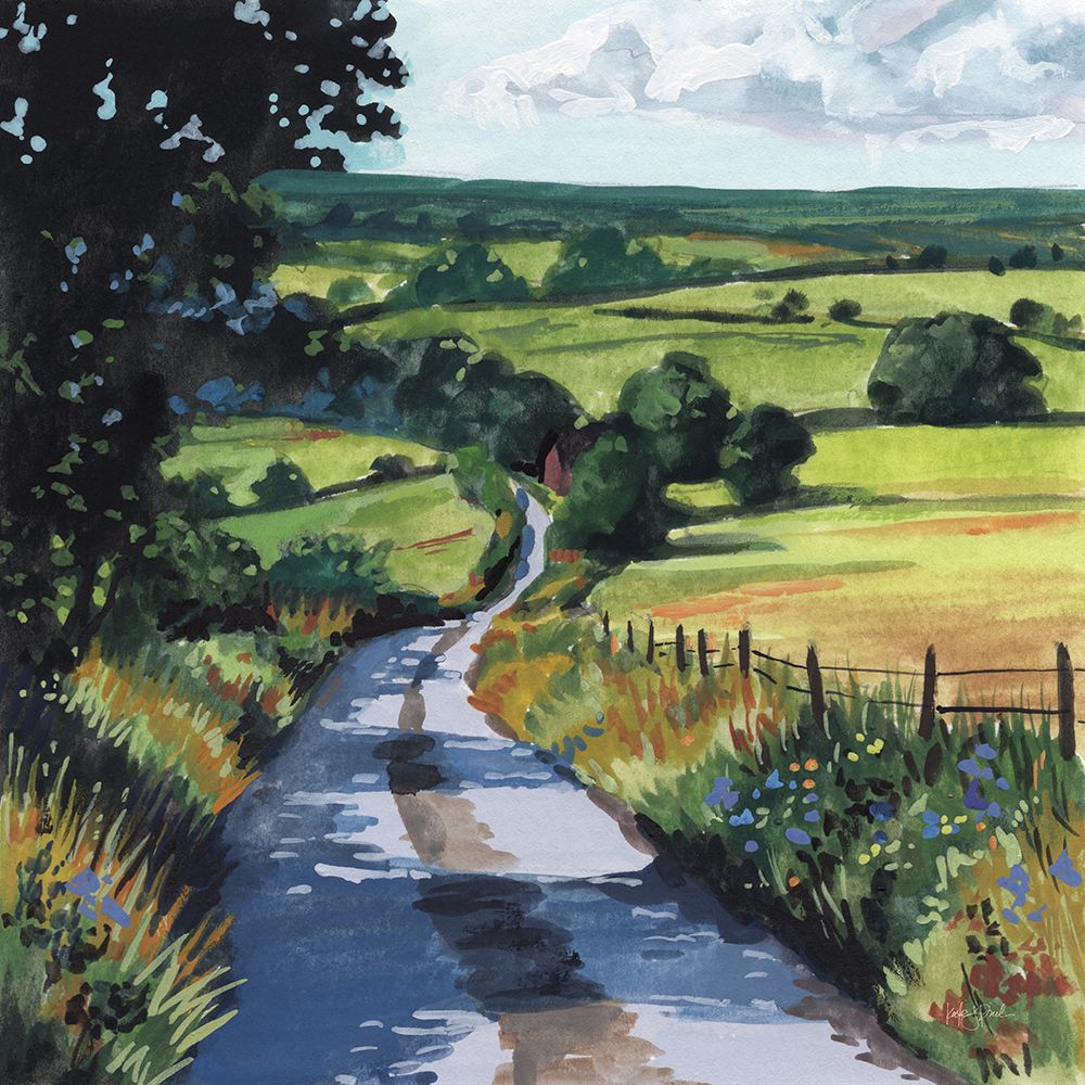 Green Country Road art print by Wild Apple Portfolio for $57.95 CAD