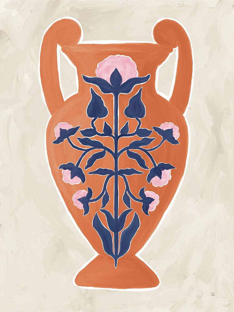 Folk Style Vessel II art print by Sarah Adams for $57.95 CAD