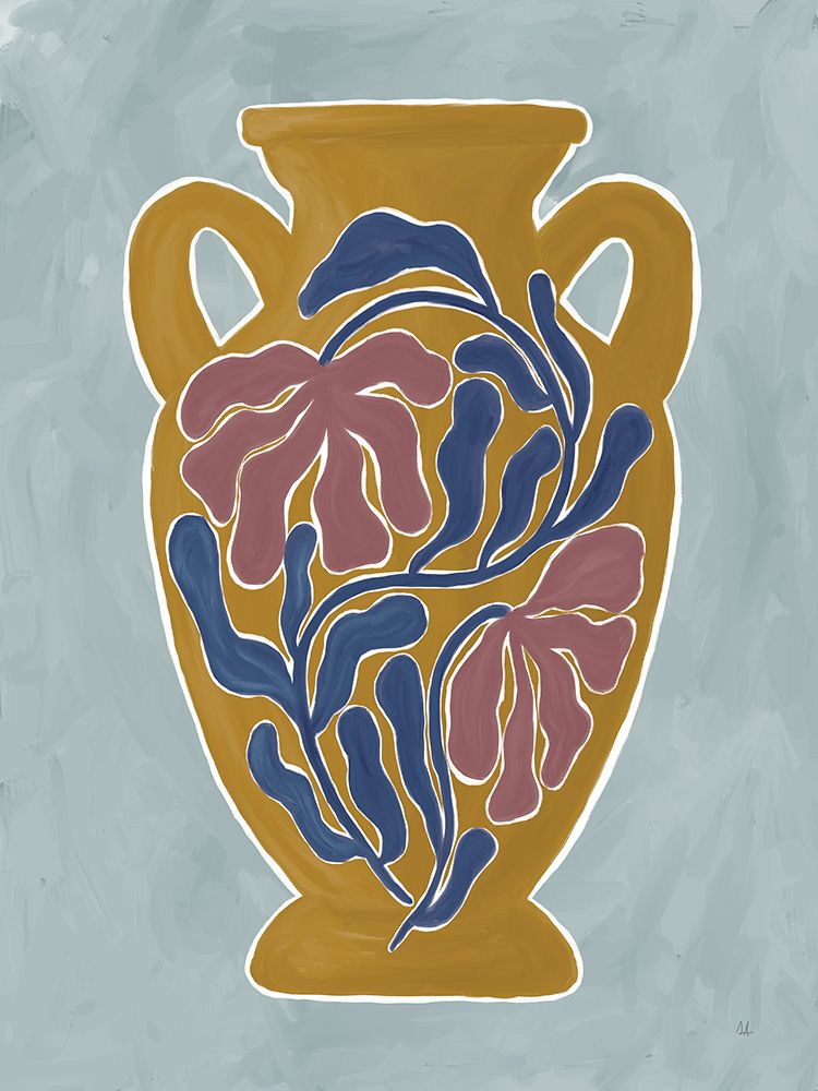 Modern Floral Vase I art print by Sarah Adams for $57.95 CAD