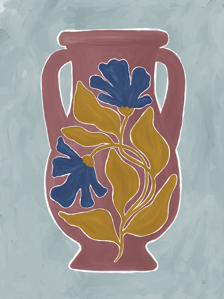 Modern Floral Vase II art print by Sarah Adams for $57.95 CAD