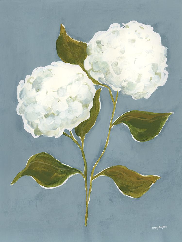 Dusty Blue Hydrangea I art print by Haley Knighten for $57.95 CAD