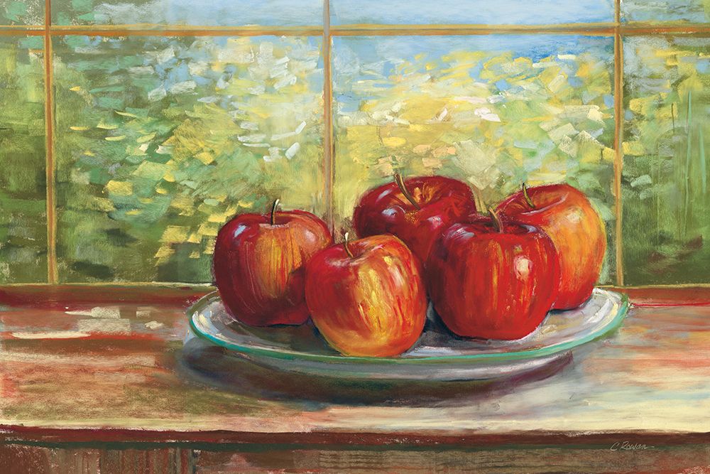 Apples on Windowsill art print by Carol Rowan for $57.95 CAD