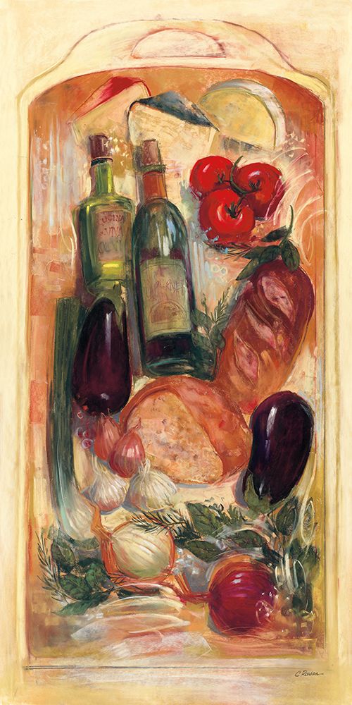 Garden Vegetables I art print by Carol Rowan for $57.95 CAD