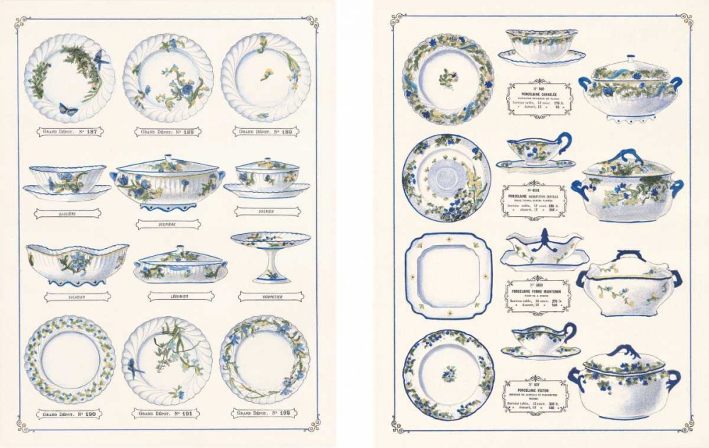 Porcelain Designs art print by Anonymous for $57.95 CAD