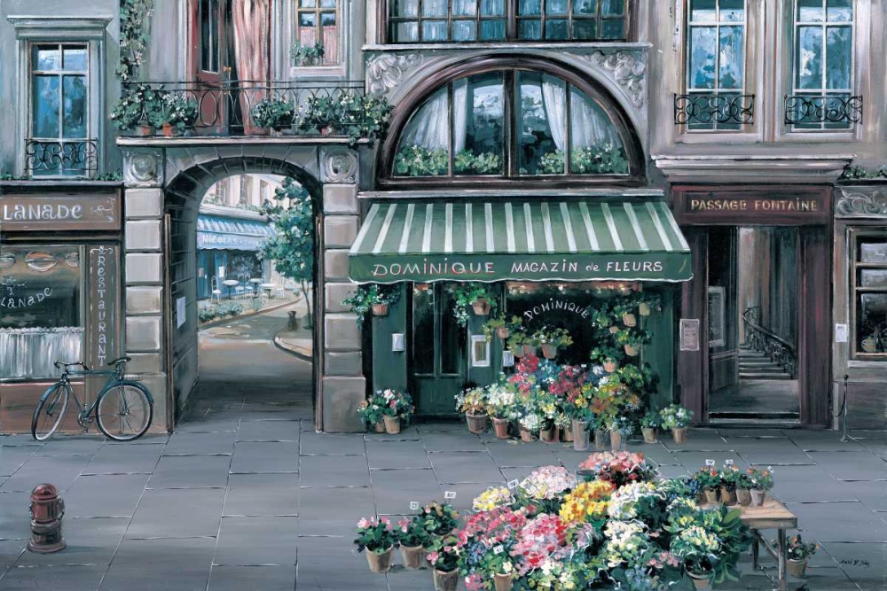 Dominique Fleuriste art print by Mark St. John for $57.95 CAD