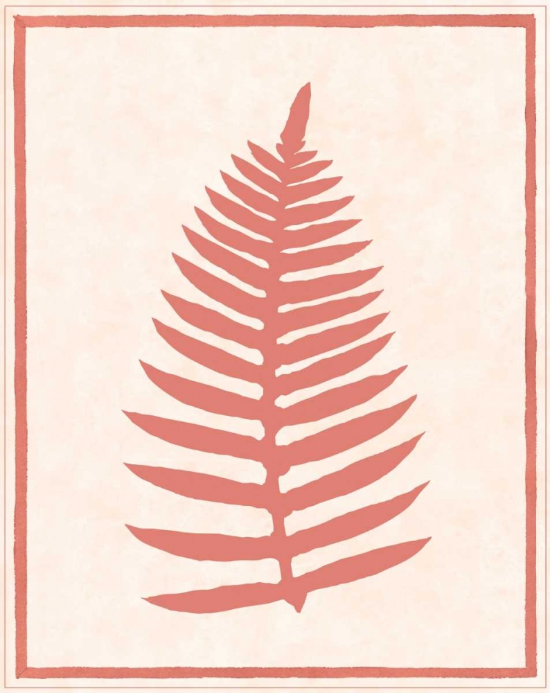 Silhouette in Coral I art print by Susan Davies for $57.95 CAD
