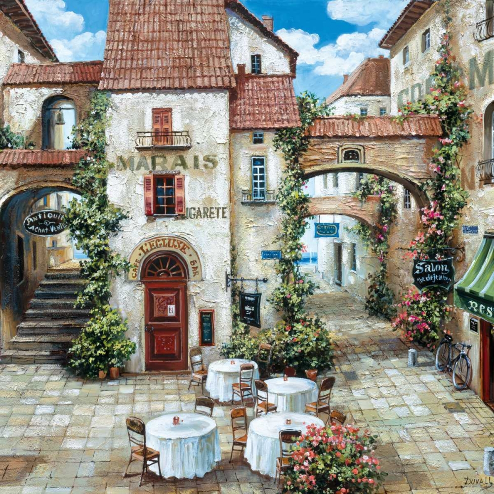 Le Marais art print by Roger Duvall for $57.95 CAD