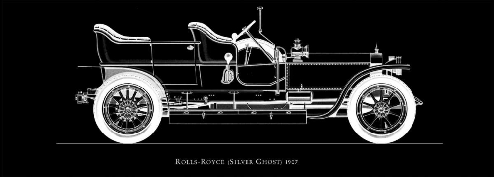 Rolls Royce 1907 art print by Antonio Fantini for $57.95 CAD