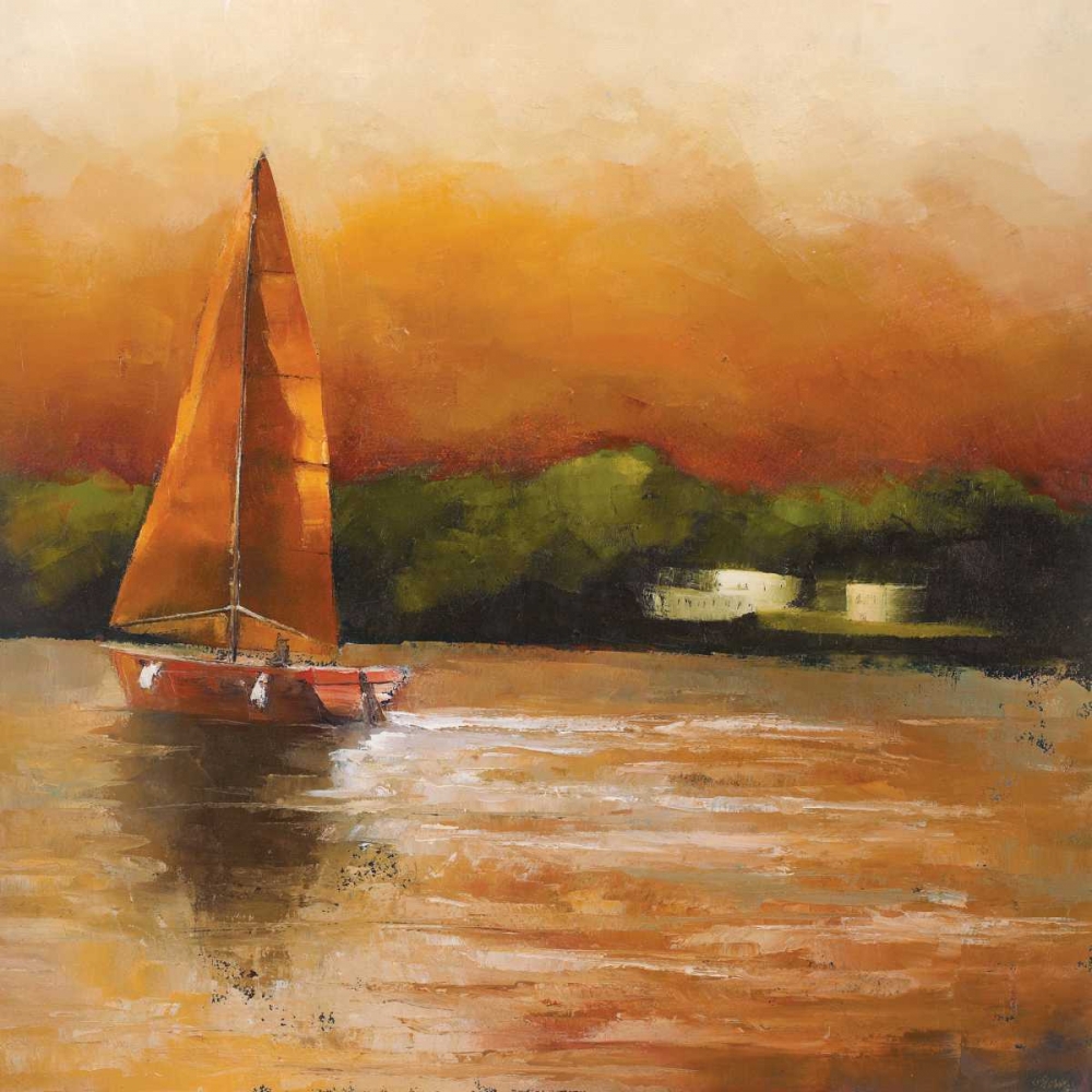 Majorcan Sail I art print by Adam Rogers for $57.95 CAD
