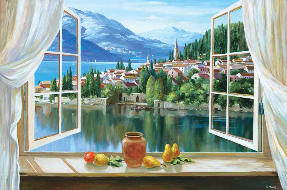Lago di Fiori art print by Dante Lorenzo for $57.95 CAD